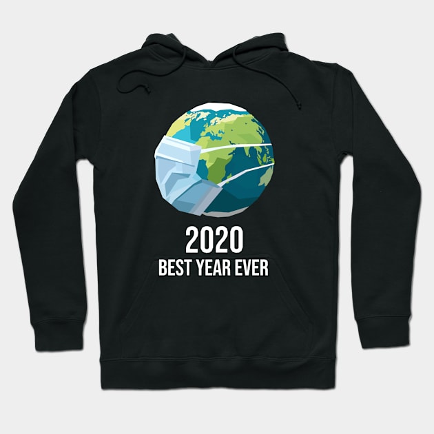 2020 Best Year Ever #1 Hoodie by mursyidinejad